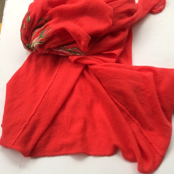 Rare WILDFOX Free People Sweater Dress Limited Edition Red Maxi Gown Statement - Picture 11 of 17